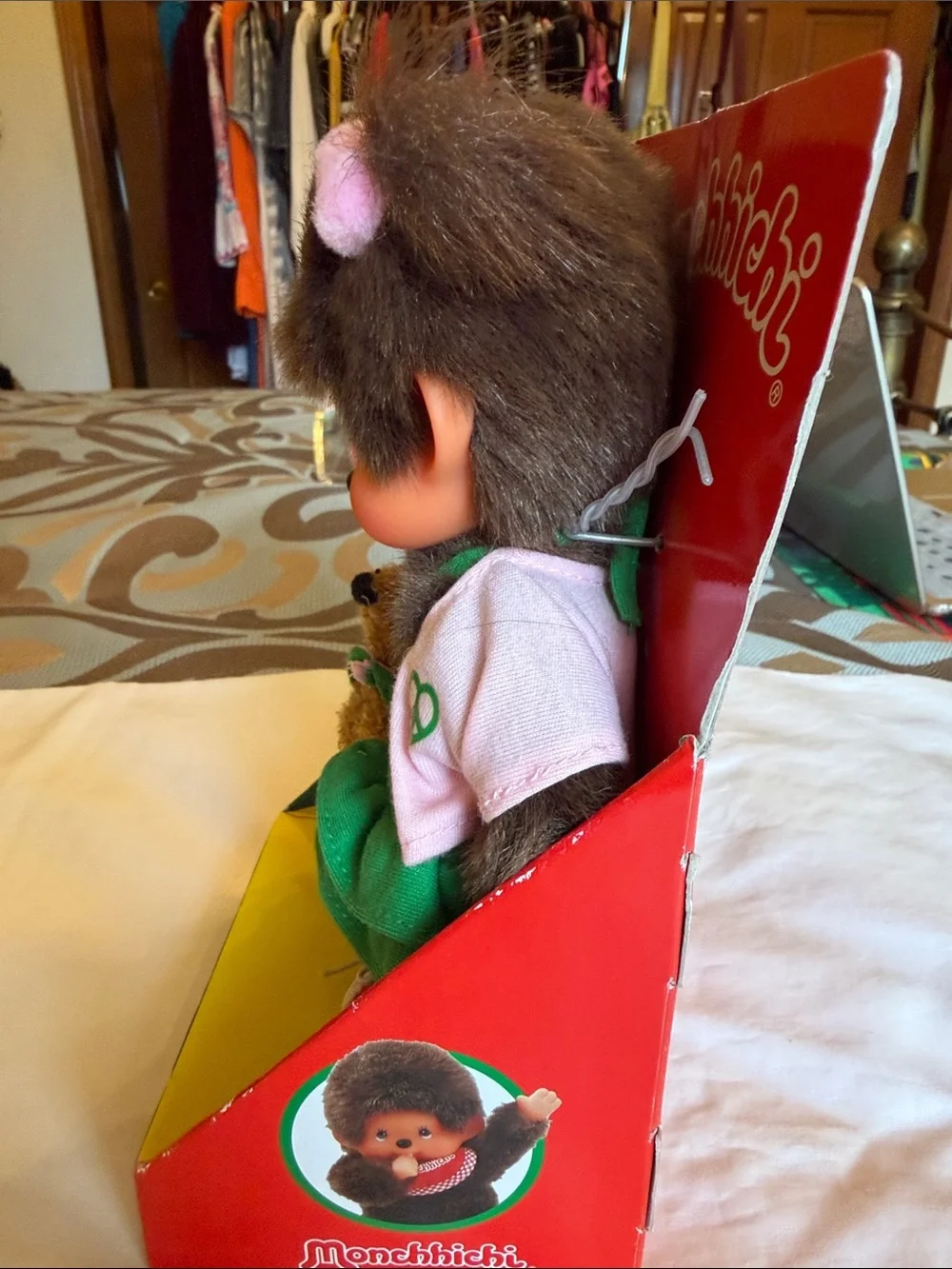 Monchhichi Doll- Dog Trainer Girl 1974